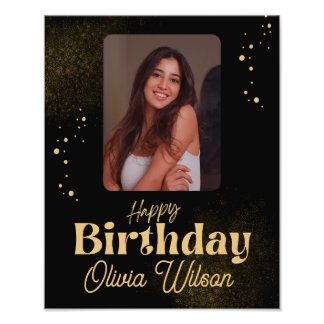 Aniversário com Foto & Nome Personalizados