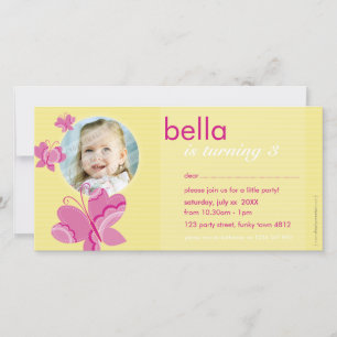 ANIVERSÁRIO CONVITE O CARTÕES DE FOTOS: flutterbyb