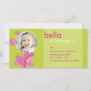 ANIVERSÁRIO CONVITE O CARTÕES DE FOTOS: flutterbyb