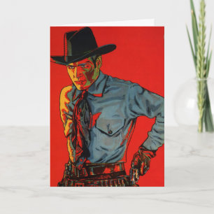Aniversário Cowboy! Cartão