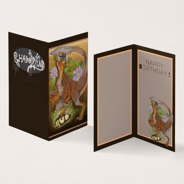 Aniversário da Arte Selvagem do Dinossauro Raptor (Interior e exterior)