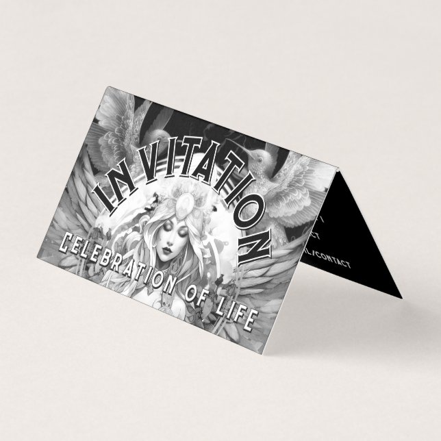 Aniversário da Celebração da Vida de Angel Goddess (Frente)