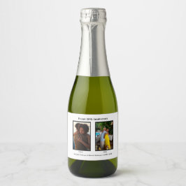 Aniversário da Colagem de Fotos em Preto e Branco