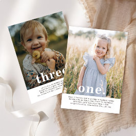 Aniversário da Foto Conjunta Dupla Side - Convite