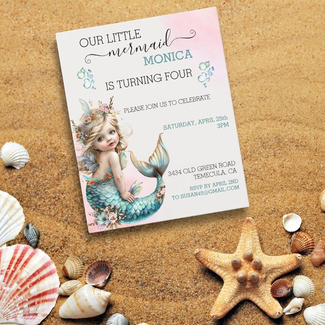 Aniversário da Nossa Pequena Sereia  (Criador carregado)