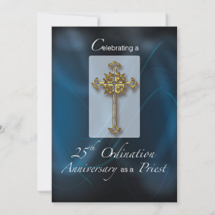 Aniversário da Ordenação por 25 de Convite do Padr