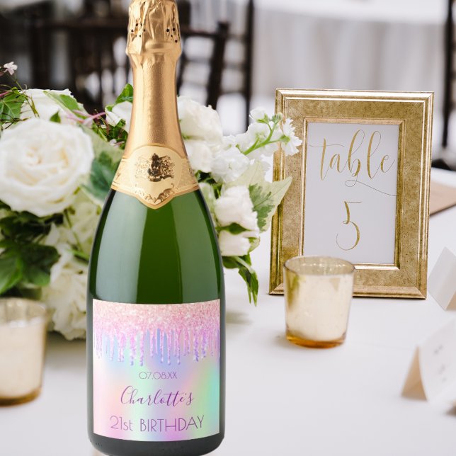 Aniversário da relva holográfica cor-de-rosa (Criador carregado)