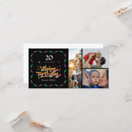 Aniversário de 20 para Alguém Foto Personalizada F