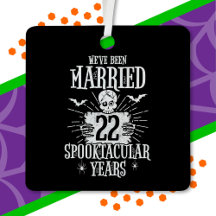 Aniversário de 22 anos de casamento Halloween Spoo