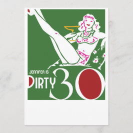 aniversário de 30 anos - Convite Sujo 30