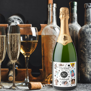 Aniversário de 30 anos de Nome Confetti da Colagem