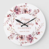 aniversário de 30 anos Gift - Relógio de Parede Pe