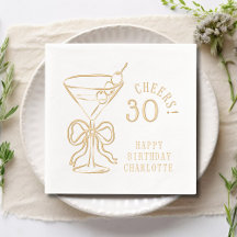 aniversário de 30 anos Martini Cheers Trinta Perso
