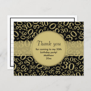 aniversário de 30 anos: Padrão de Número Aleatório