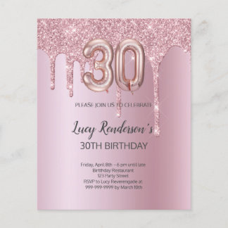 aniversário de 30 anos para ela