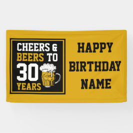 aniversário de 30 anos para saudações e cervejas a