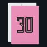 ANIVERSÁRIO DE 30 ANOS SIMPLES CONVITE PERSONALIZA<br><div class="desc">CONVITE PERSONALIZADO aniversário de 30 anos</div>