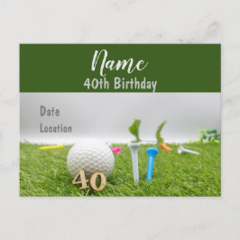 aniversário de 40 anos convite de aniversário em v