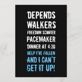 aniversário de 40 anos - Convites - Geezer