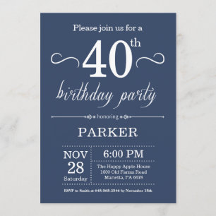 aniversário de 40 anos de Convite Azul