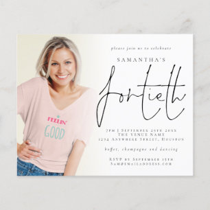 Aniversário de 40 anos de Sobreposição de Fotos Mi