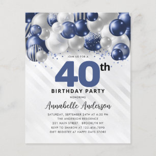 Aniversário de 40 anos do Balão de Silver Azul de