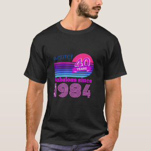 Aniversário de 40 anos engraçadas Camisa de Leve L
