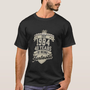 Aniversário de 40 anos Engraçado Camisas De 40 Ano