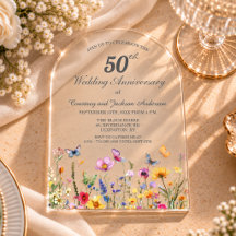 Aniversário de 50 anos de Casamento com Flores Sil