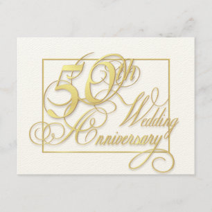 Aniversário de 50 anos de Casamento - Convites Bar