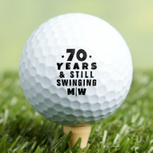 Aniversário de 70 anos Monograma Engraçado