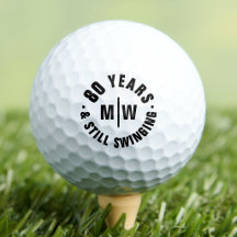 Aniversário de 80 anos Monogramado