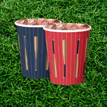 Aniversário de Beisebol Vermelho e Azul
