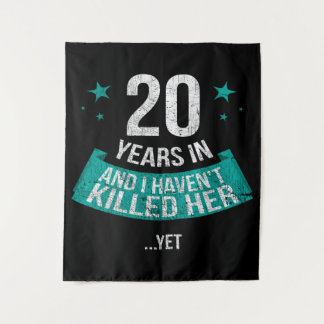aniversário de casamento de 20 anos | tapeçaria de