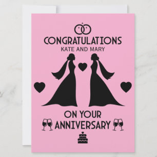 Aniversário de Casamento de gay Girls