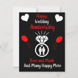 Aniversário de Casamento de Homens gay