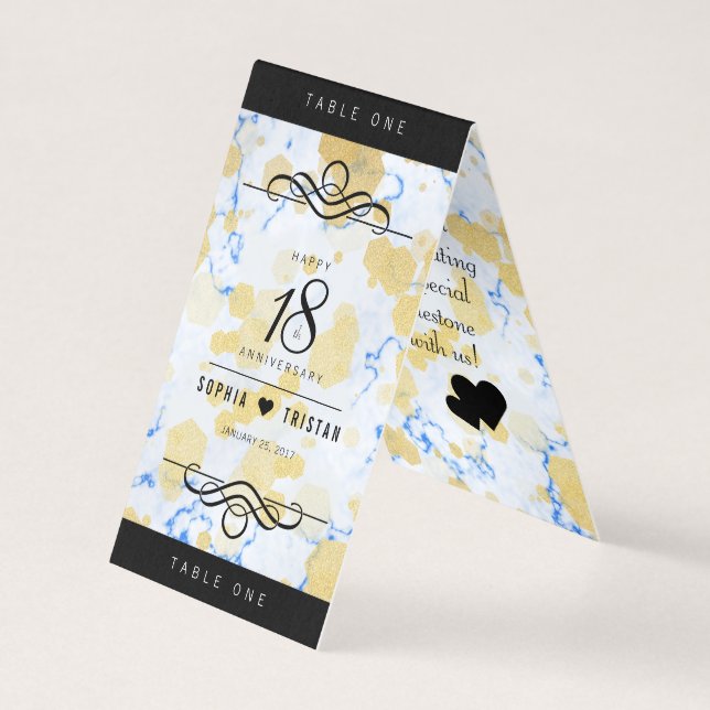 Aniversário de Casamento de Porcelana 18 (Frente)