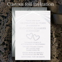 Aniversário de Casamento Único do Coração 60º Arch