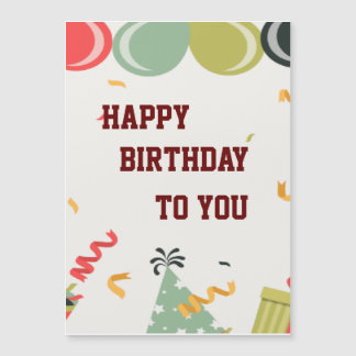 Aniversário de convite