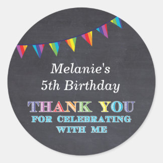 Aniversário de criança com adesivos para bundas de