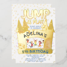 Aniversário de criança de ginástica de Jump Play H