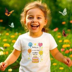 Aniversário de criança T-Shirt - Design de texto p