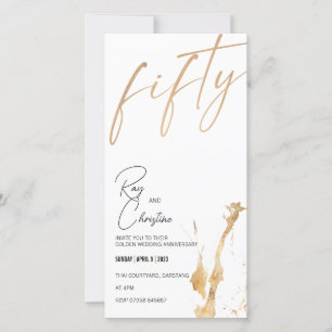 ANIVERSÁRIO DE ouro/CONVITE DE 50 ANOS