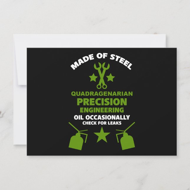 Aniversário de Quarenta Anos (Frente)