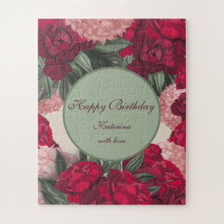 Aniversário de quebra-cabeça personalizados. Marav