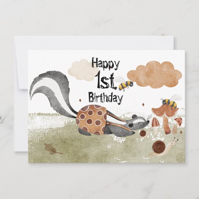 Aniversário De Um Velho Bebê (Frente)