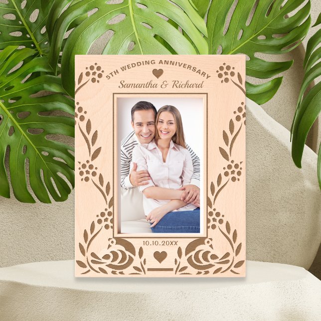 Aniversário Decorativo de Casamento Floral de Peac (Criador carregado)