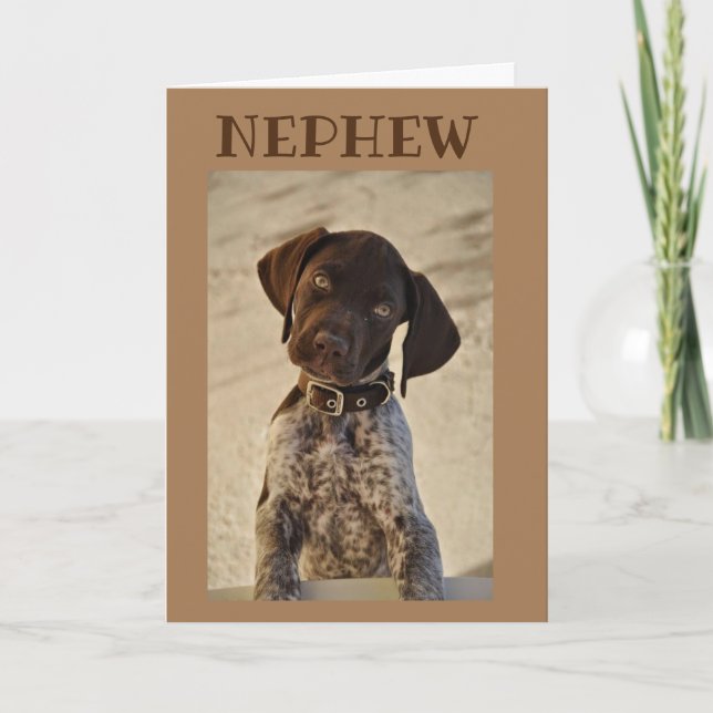 ANIVERSÁRIO DESEJA **NEPHEW** CARTÃO (Frente)