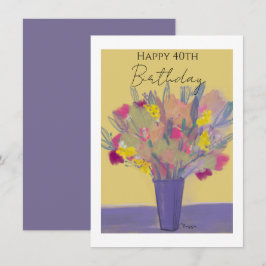 Aniversário do Ano Personalizado do Buquê Floral R