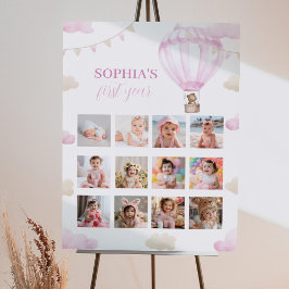 Aniversário do Balão de Ar Quente 12 Foto Poster